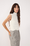 Blusa Tricot Detalhe Barra