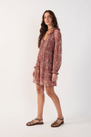 Vestido Tule Estampa Garoa