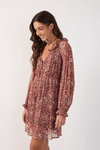 Vestido Tule Estampa Garoa
