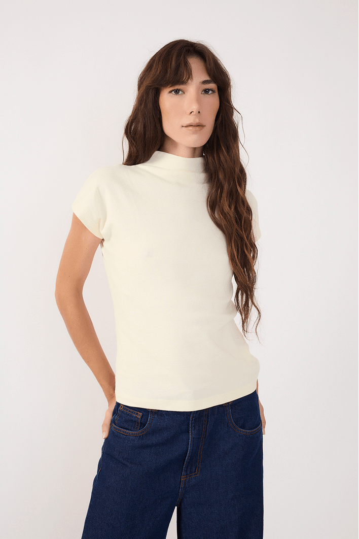 Blusa Ribana Gola Alta
