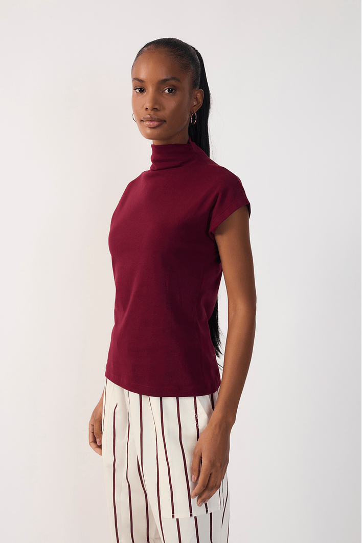 Blusa Ribana Gola Alta