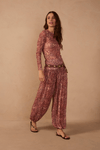 Calça Aladim Tule Estampa Garoa