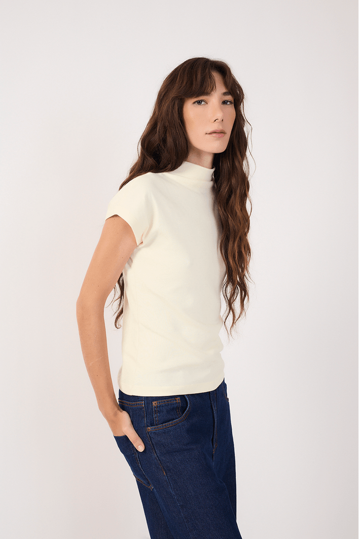 Blusa Ribana Gola Alta