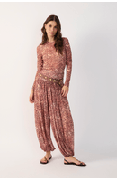 Calça Aladim Tule Estampa Garoa