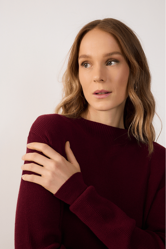Blusa Tricot Cashmere Manga Longa