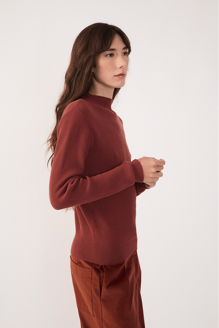 Blusa Tricot Cashmere Manga Longa