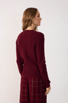 Blusa Tricot Cashmere Manga Longa