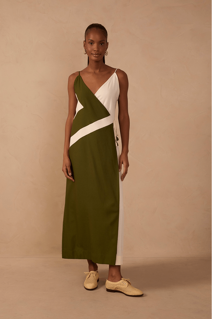 Vestido Cropped Linho Cachecoeur