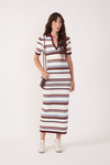 Vestido Tricot Listra Bruma