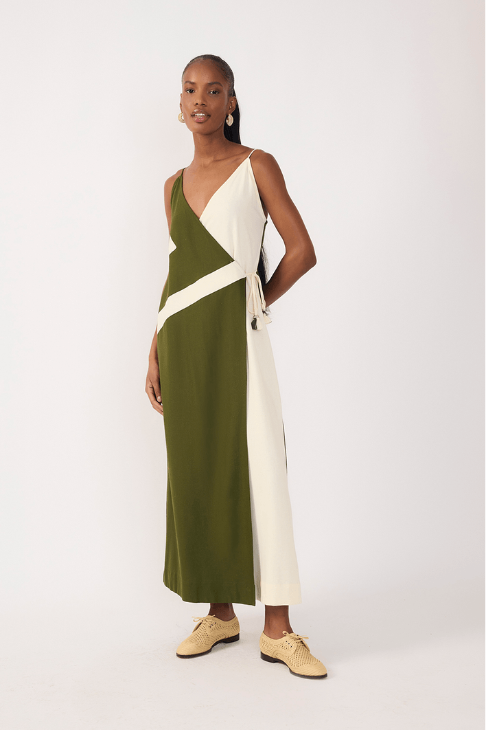 Vestido Cropped Linho Cachecoeur