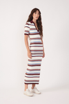 Vestido Tricot Listra Bruma