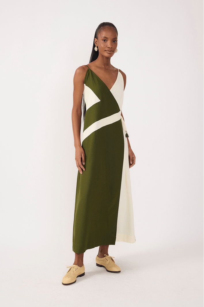 Vestido Cropped Linho Cachecoeur