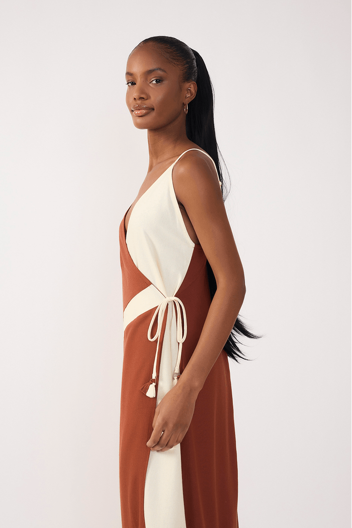 Vestido Cropped Linho Cachecoeur