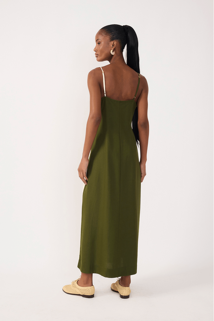 Vestido Cropped Linho Cachecoeur