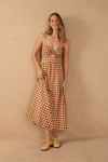 Vestido Cropped Algodão Vichy