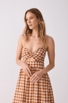 Vestido Cropped Algodão Vichy