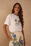 T-shirt Silk Tropical Weather