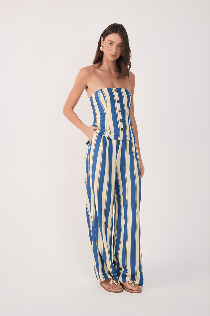 Calça Estampa Maré Listrada