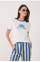 T-shirt Silk Out Of Office