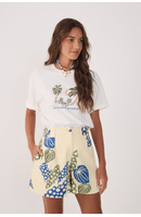 T-shirt Silk Tropical Weather