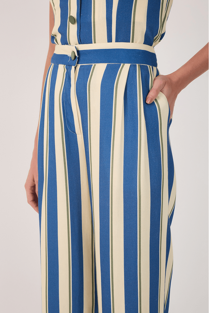 Calça Estampa Maré Listrada