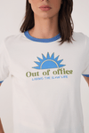 T-shirt Silk Out Of Office