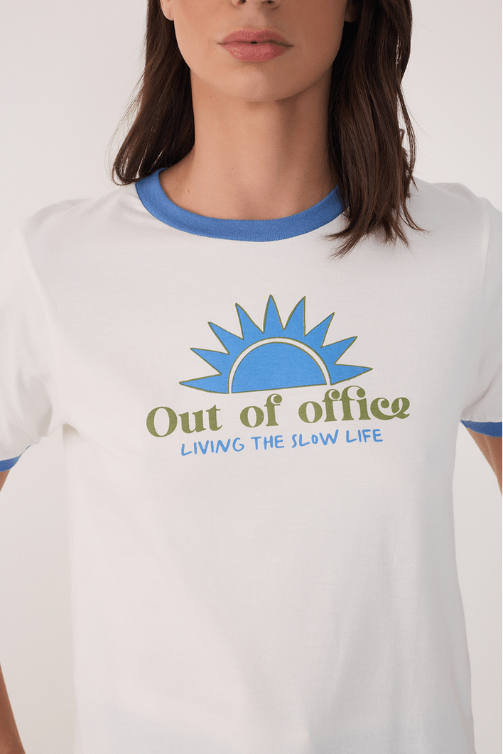 T-shirt Silk Out Of Office