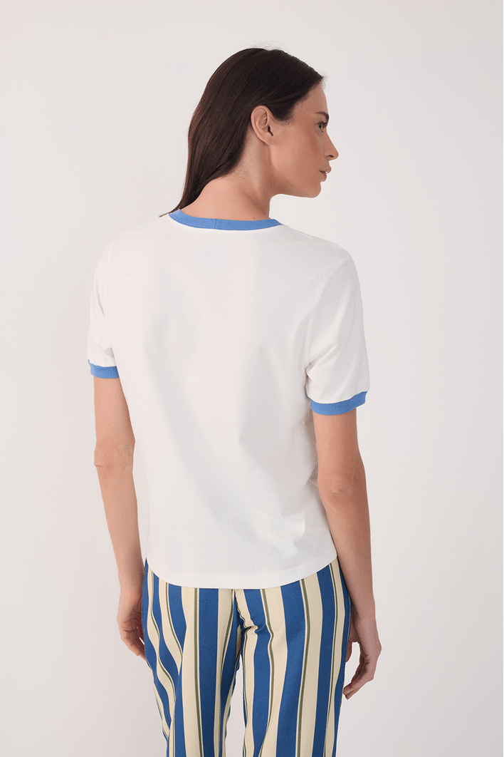 T-shirt Silk Out Of Office