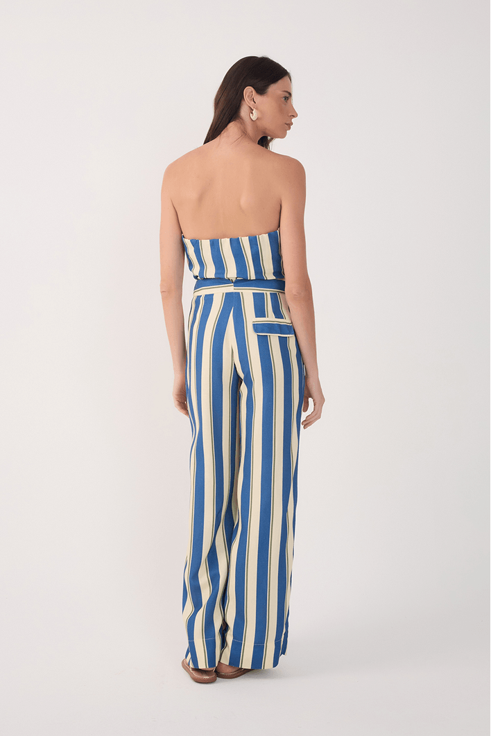 Calça Estampa Maré Listrada
