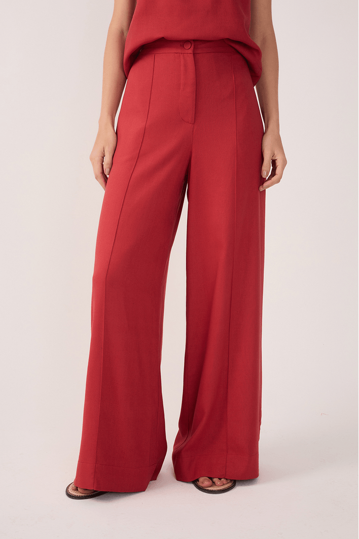 Calça Linho Nervuras