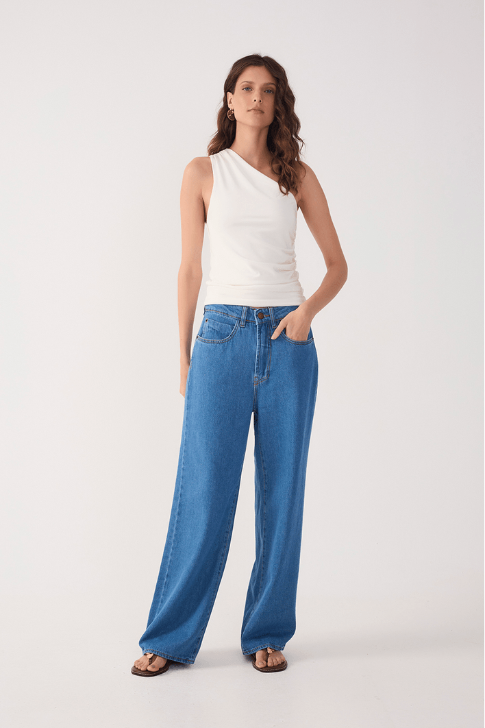 Calça Jeans Basic Média