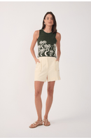 Short Linho Detalhe Bolsos