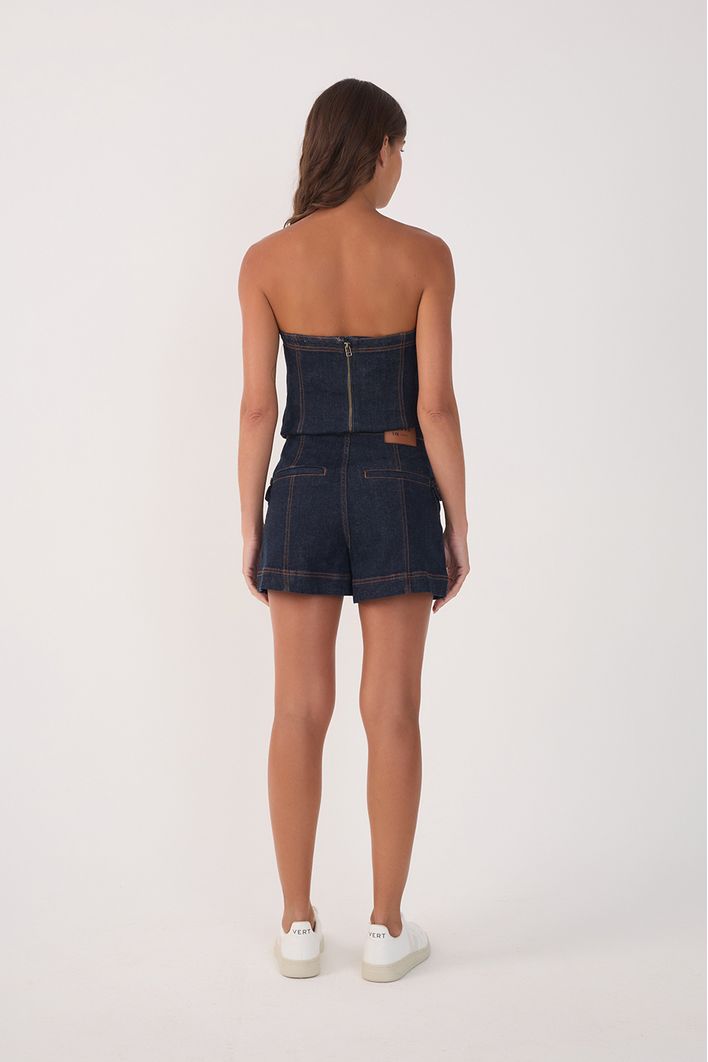 Short Jeans Alfaiataria Confort