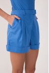 Short Alfaiataria Pregas