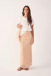 Saia Cropped Tule Estampa Mosaico
