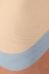 Saia Cropped Tule Estampa Oceano