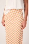 Saia Cropped Tule Estampa Mosaico