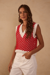 Colete Tricot Amor Perfeito