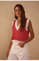 Colete Tricot Amor Perfeito