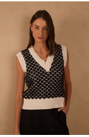 Colete Tricot Amor Perfeito