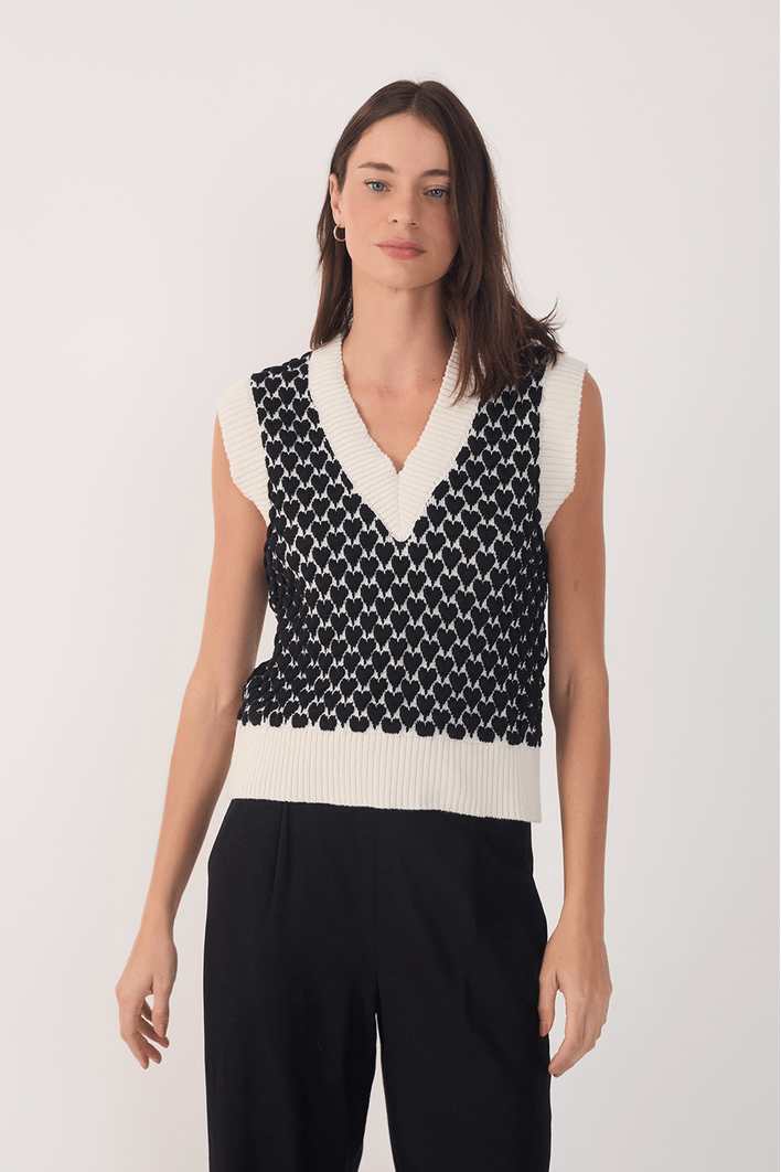 Colete Tricot Amor Perfeito