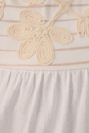 Vestido Curto Linho Pala Bordada