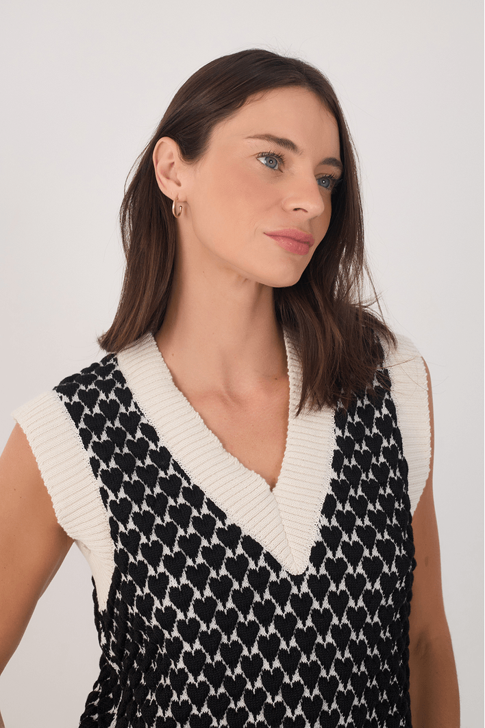 Colete Tricot Amor Perfeito