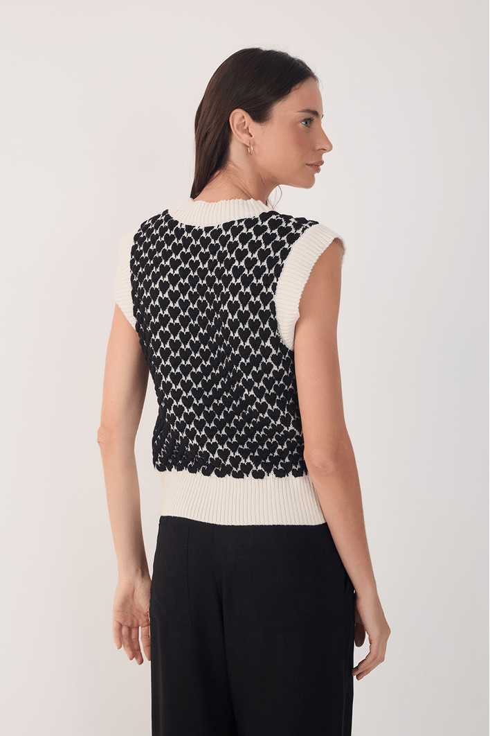 Colete Tricot Amor Perfeito