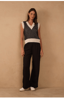 Calça Linho Aleta Lateral