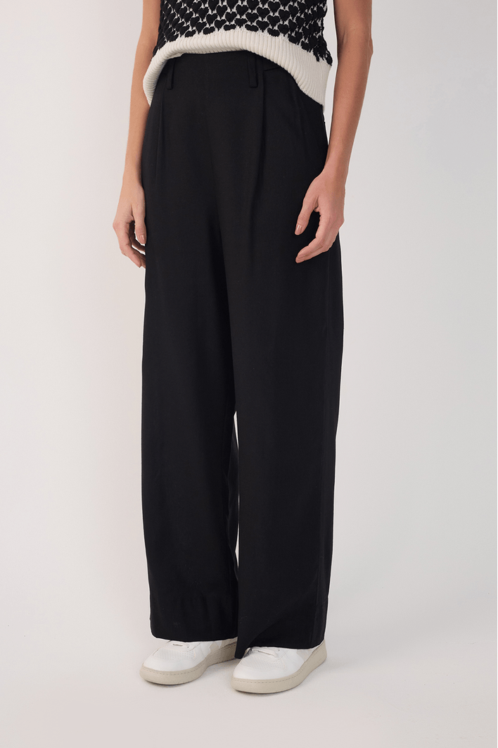 Calça Linho Aleta Lateral