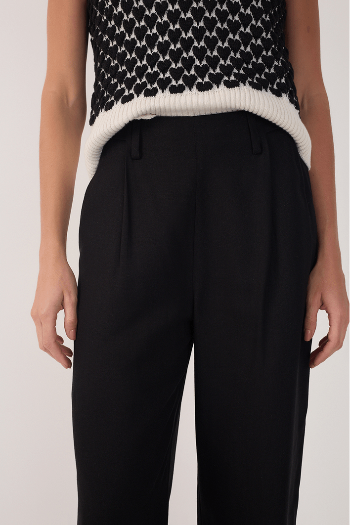 Calça Linho Aleta Lateral