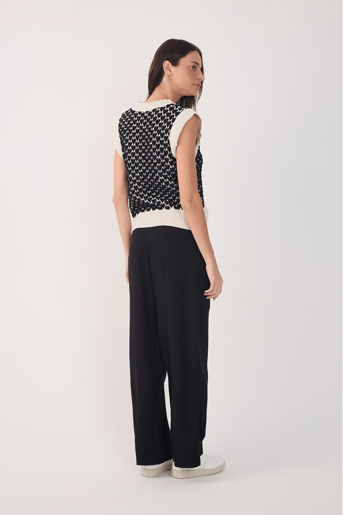 Calça Linho Aleta Lateral
