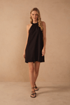 Vestido Curto Linho