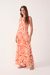Vestido Cropped Tule Estampa Dança Solar